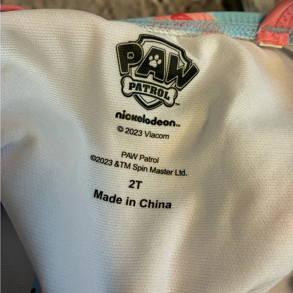 5/$20 Nickelodeon Paw Patrol Toddler Girls Tankini‎ Bikini Top Flamingos Size 2T